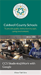 Mobile Screenshot of caldwellschools.com