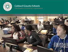 Tablet Screenshot of caldwellschools.com